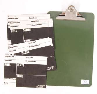 RARE ORIGINAL JDC / BBC FILMING SCRIPT CLIPBOARD & SLATES | Auctioneum Ltd