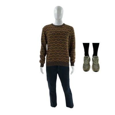 Oh What Fun Doug Leiner Screen Worn Sneakers, Work Pants, Undershirt, Socks & Sweater Ch 1 Sc 8-32 | VIP Fan Auctions