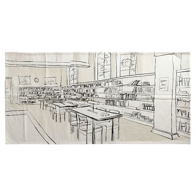 Lot 27: Eternity Joan & Larry Screen Used Archive Tunnel Library Backdrop | VIP Fan Auctions