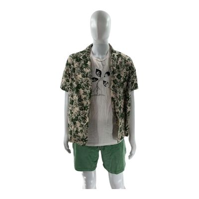 MERV Russ Screen Worn Button-Up Shirt, Shorts & T-Shirt Ch 22 Sc 46Pt-51Pt2 | VIP Fan Auctions