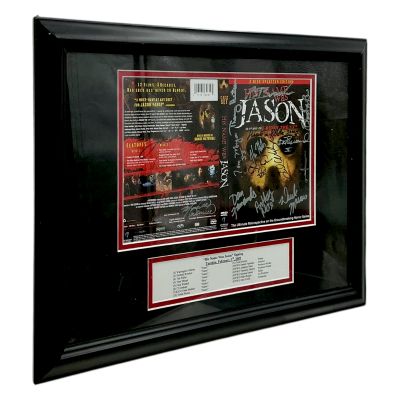 Lot 21: His Name Was Jason 30 Years of Friday the 13th (2009) Autograph “His Name Was Jason” Framed Signed DVD Cover | VIP Fan Auctions