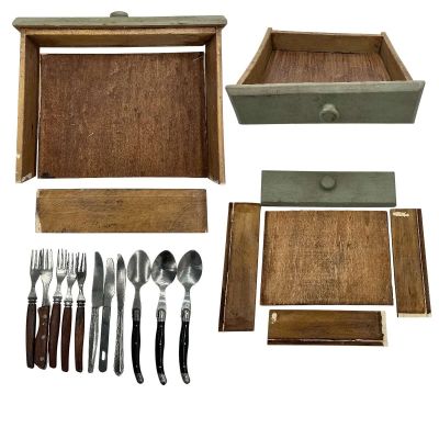 Lot 202: The Wrecking Crew Jonny Hale Props Utensils & Drawer | VIP Fan Auctions