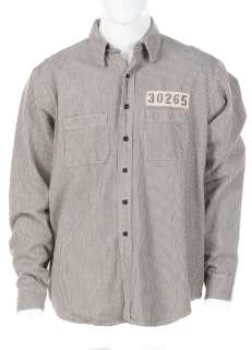 Morgan Freeman ’Red Redding’ prisoner shirt from The Shawshank Redemption. | Profiles in History