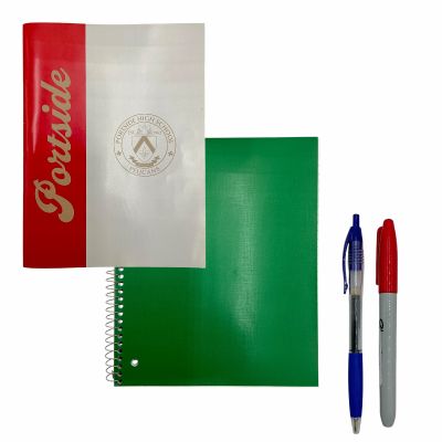 Lot 50: The Drama Young Emma Screen Used (2) Pens, Notebook & Yearbook | VIP Fan Auctions