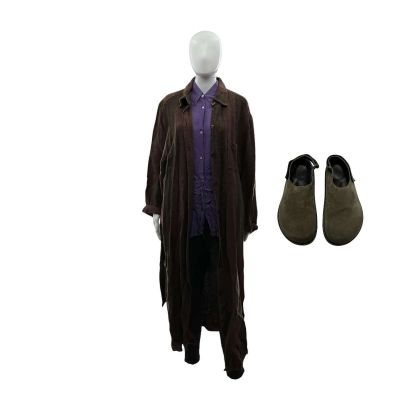 Lot 18: Mother Mary Sam Anselm Screen Worn Coat, Shirt, Trousers & Slippers Ch Working Sc 10-55 | VIP Fan Auctions