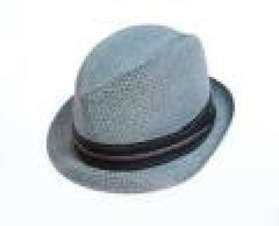 Mad Men | Don’s Blue Straw Fedora | ScreenBid