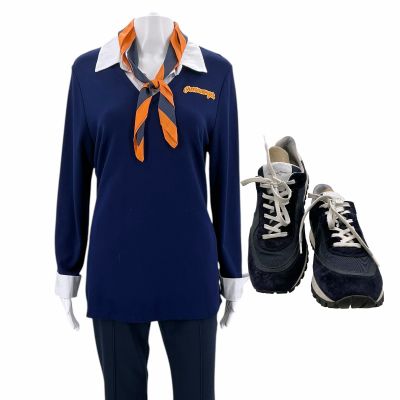 Poker Face Season 2 Lucille Lubinski (Carol Kane) Screen Worn Shirt, Pants, Scarf & Sneakers Ch 1 Sc 2-38 Ep 205 | VIP Fan Auctions