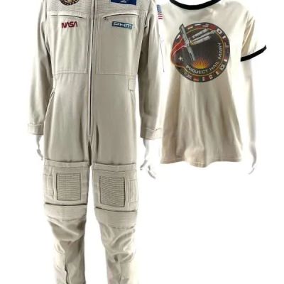 Project Hail Mary Grace Screen Worn Photo Double Flight Suit & T-Shirt Ch 26, 39, 57 | VIP Fan Auctions