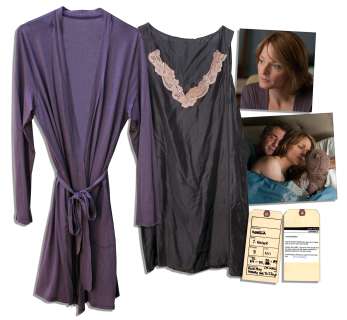 Jodie Foster Screen-Worn Silk Nightgown & Robe From Her Directorial Endeavor ’’The Beaver’’ | Nate Sanders