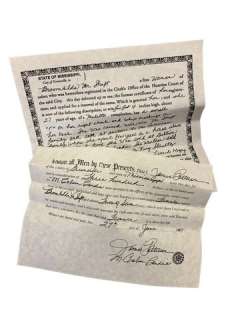 Django Broomhilda (Kerri Washington) Freedom Papers Movie Props | Premiere Props