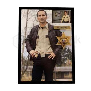 Bates Motel (2013) Romero’s Hero Badge & Nameplate Dsiplay | The Prop Block