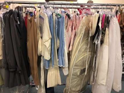 "Superhero Show" - Rack of vintage western clothing - Includes shirts/coats/pants and etc... | Direct Liquidation