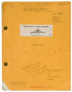 A screenplay of Tortilla Flat | Bonhams