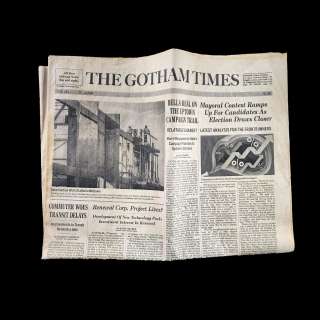 Lot 5 - The Batman (2022) "Gotham Times" Newspaper