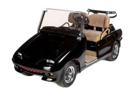 Lot 393 - DAVID HASSELHOFF KNIGHT RIDER GOLF CART