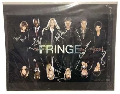 Lot 122 - Fringe (2008 - 2013) - Signed by 6 Poster (14x18)
