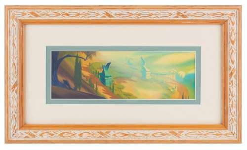 A “Hercules” Background Concept Painting. | Van Eaton Galleries