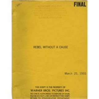 James Dean "Rebel Without a Cause" Script | Heritage