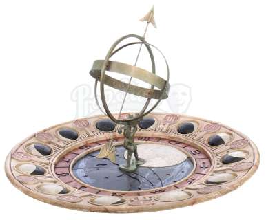 THE HOUSE WITH A CLOCK IN ITS WALLS - Lot 21 - Jonathan Barnavelt‘s (Jack Black) Back Yard Birdbath Bowl and Sundial