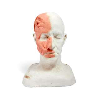 The Phantom of the Opera: Three plaster-cast heads with foam latex prosthetics, Qty | Bonhams