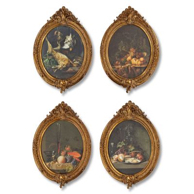 Lot 173 - After Dutch School A selection of four still lives after various Dutch Old Masters ((4)) | Bonhams