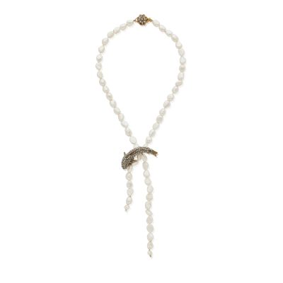 Lot 228 - Fish pendant necklace, worn by Claire Season 3, Episode 12, ’The Bakra’ | Bonhams
