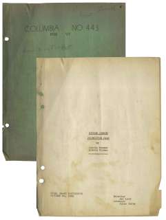 Moe Howard’s Personally Owned Three Stooges’ Columbia Pictures Script for Their 1939 Film, ’’We Want Our Mummy’’ -- Heavily Annotated by Moe, with Writing on Nearly Every Page | Nate Sanders