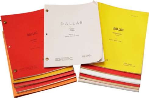 Dallas Television Script Collection.... | Heritage