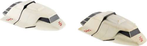 Set of (2) Small-scale Visitor Sky Fighter Filming Miniatures from V (Warner TV, 1983). ...