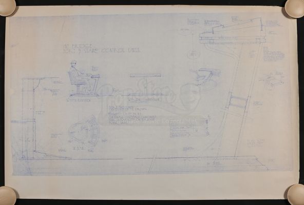STAR WARS: RETURN OF THE JEDI - Bridge Port and Starboard Control Units Blueprint