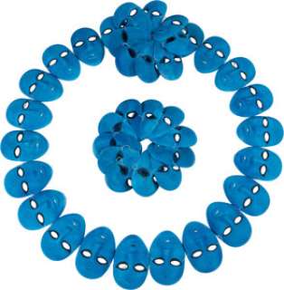 "Dr. Manhattan" (40) Almond Shaped Blue Plastic Facemasks from Watchmen, Episode 7: "An Almo... | Heritage