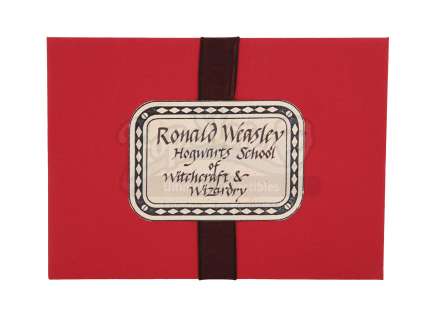 HARRY POTTER AND THE CHAMBER OF SECRETS (2002) - Lot 101 - Ron Weasley‘s (Rupert Grint) Howler Letter