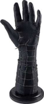 Spider-Man 3 (Sony, 2007), Tobey Maguire "Peter Parker/Spider-Man" Mounted Black Symbiote Spider-Man Suit Arm.