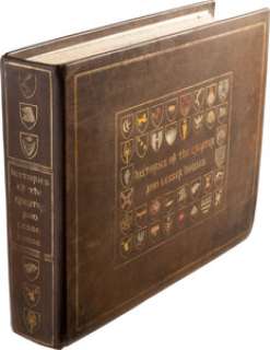Tywin Lannister (Charles Dance) Leather-Bound "Histories of the Greater and Lesser Houses" Book from Game of Thrones (HBO® Original 2011-2019, Season 2).