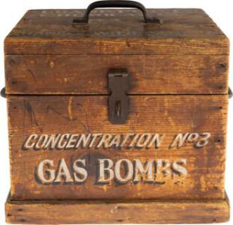 King Kong (RKO, 1933), Screen Matched "Concentration Gas Bombs" Container with (1) Prop Gas Bomb. (Total: 2 Items) | Heritage
