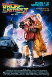 Back to the Future Part II (Universal, 1989), Cast Signed Movie Poster. | Heritage