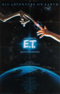 E.T. The Extra-Terrestrial (Universal, 1982) One Sheet Movie Poster Autographed by John Alvin. | Heritage