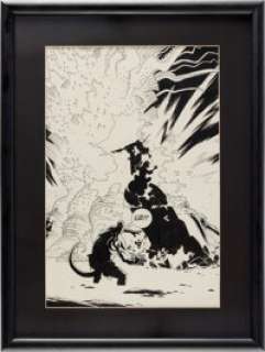 Mike Mignola - Hellboy: Seed of Destruction #4 Splash Page 10 Original Art (Dark Horse, 1994). | Heritage