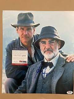 Indiana Jones And the Last Crusade | Indiana Jones and the last Crusade - Signed by Harrison Ford (Indy) - with PSA/DNA certificate - autograph - No reserve! | Catawiki