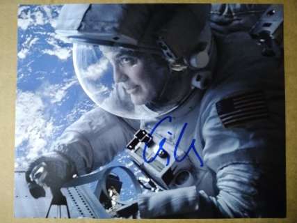 Gravity - George Clooney "Matt Kowalski" - Signed Photo with COA | Catawiki