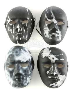 Marvel‘s The Punisher (TV Series) - Lot 171 - Four Distressed Jigsaw Crew Masks