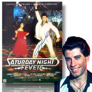 Saturday Night Fever - Signed by John Travolta (Tony Manero) - with Exclusive Memorabilia COA, Private Signing | Catawiki
