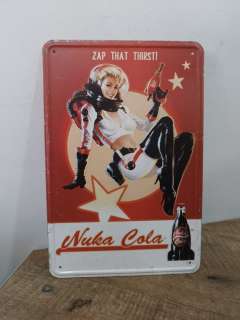 Fallout - - Movie prop Metal Sign Nuka Cola Girl | Catawiki