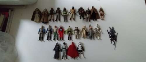 Kenner, Star Wars - Action figure 23 Vintage Star Wars "Return of the Jedi" figuren + 17 weapos.