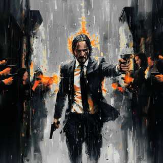 Artxlife - Jonh Wick Bullet Rain 4 [XXL] | Catawiki