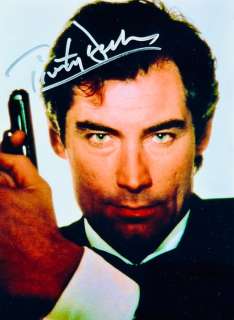 James Bond - Timothy Dalton, signed with COA | Catawiki