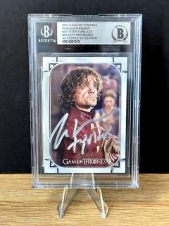 Game of Thrones - Iron Anniversary - Peter Dinklage - Tyrion Lannister - Authentic Autograph - Beckett | Catawiki