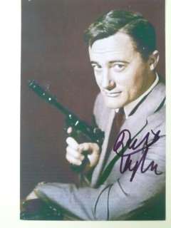 Robert Vaughn, signed