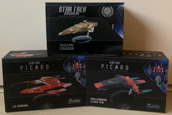 Star Trek - 3x Star Trek - The Official Starships Collection [New in Box] - Eaglemoss | Catawiki