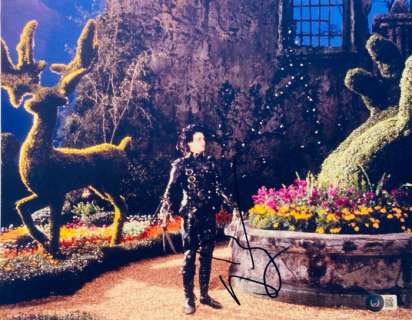 Edward Scissorhands - Johnny Depp - Signed 28x35 cm Photo with BECKETT COA | Catawiki